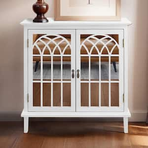 MI WhiteMDF Top 32 in. Buffet Sideboard