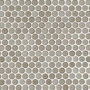 360 Square 3/4 in. x 3/4 in. Matte Pumice Porcelain Mosaic Tile (10 sq. ft./Case)