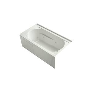 Devonshire 60 in. x 32 in. Whirlpool Bathtub with Right Drain in Dune