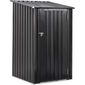3 ft. W x 3 ft. D Garden Metal Storage Shed with Single Lockable Door, Outdoor Steel Utility Tool Shed 9 sq. ft.
