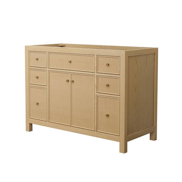 Pendry 47.25 in. Bath Vanity Cabinet without Top in Tanned Oak