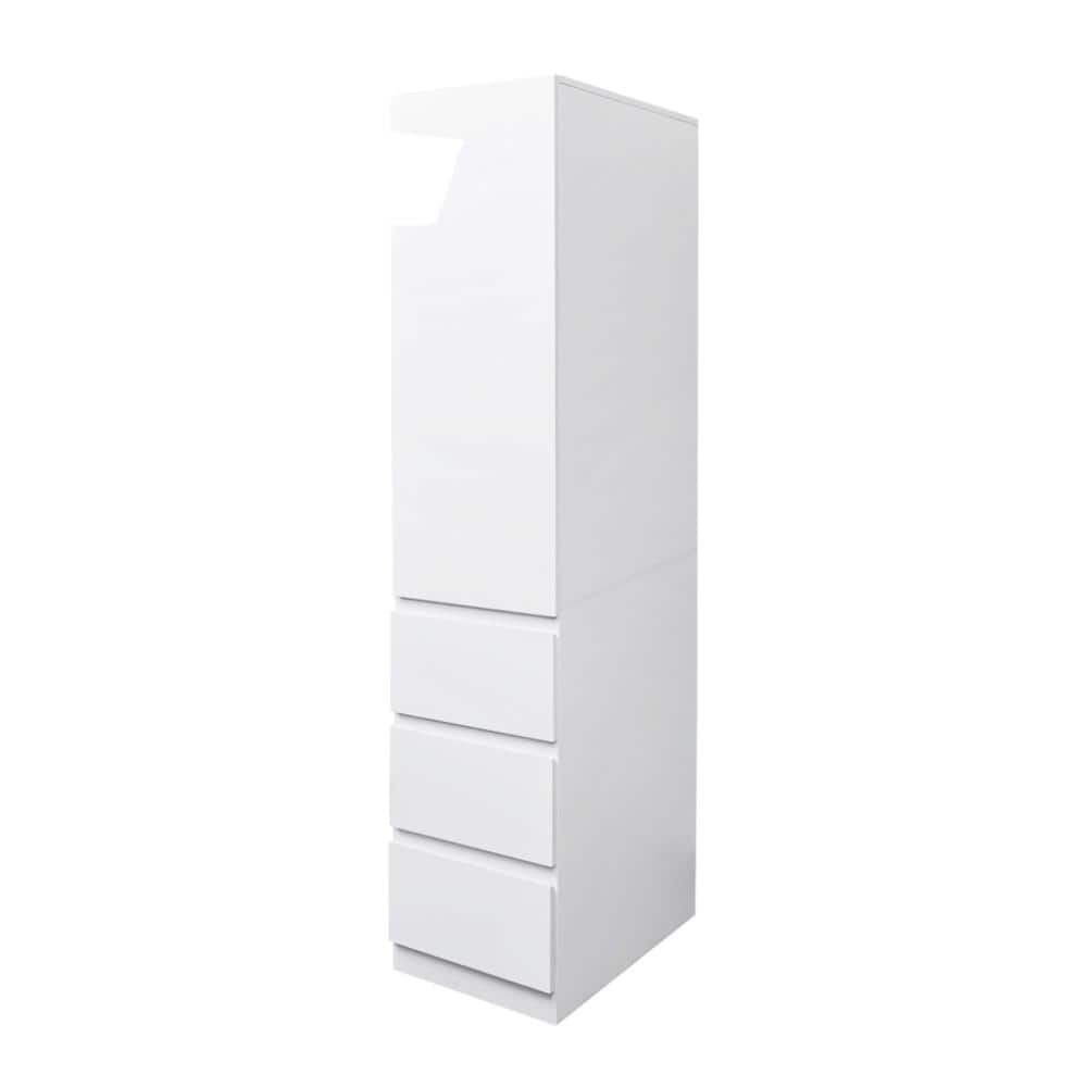 15.75 in. W x 23.62 in. D x 70.87 in. H White Linen Cabinet with Doors ,Shelves and Drawers price history on PriceWatchPro