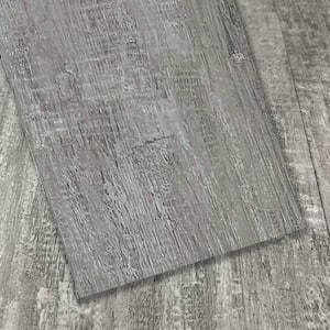 Spanish Grey 3 MIL x 6 in. W x 36 in. L Peel and Stick Waterproof Luxury Vinyl Plank Flooring (15 sq. ft./case)