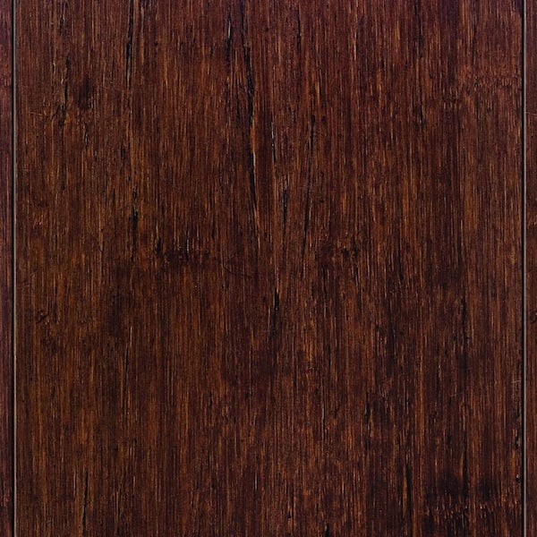 HOMELEGEND Strand Woven Sapelli 3/8 in. Thick x 4-3/4 in. Wide x 36 in. Length Click Lock Bamboo Flooring (19 sq. ft. / case)