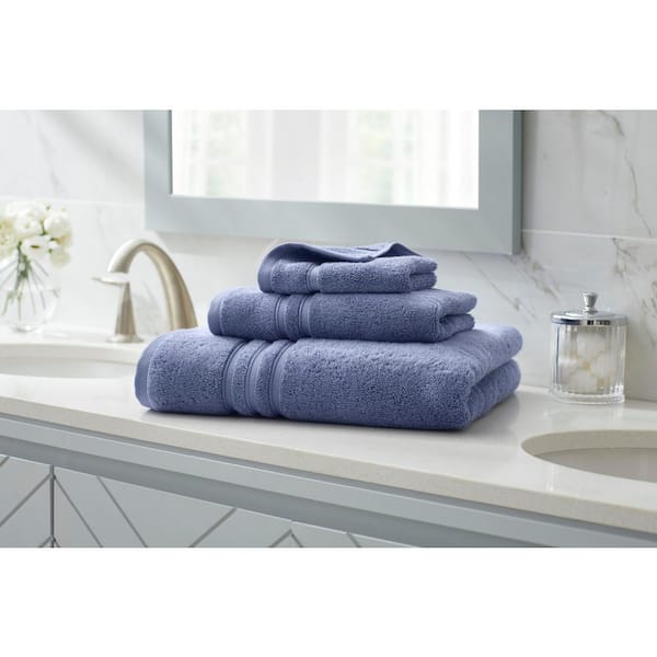 Turkish Cotton Ultra Soft Lake Blue 12-Piece Bath Towel Set