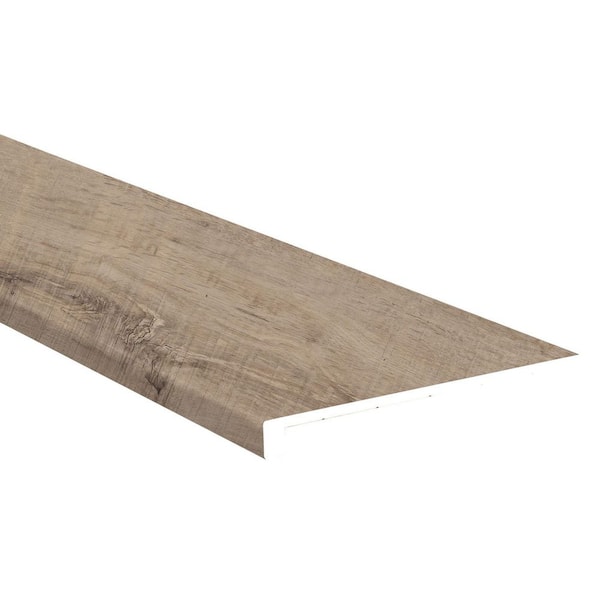 Rustic Pecan 5/4 in. T x 12 in. W x 47.25 in. L Luxury Vinyl Stair Tread Molding (2-pieces/case)