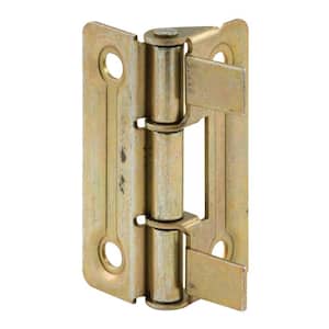 Bi-Fold Door Hinges, Brass Plated, Johnson Hardware (1-pair)