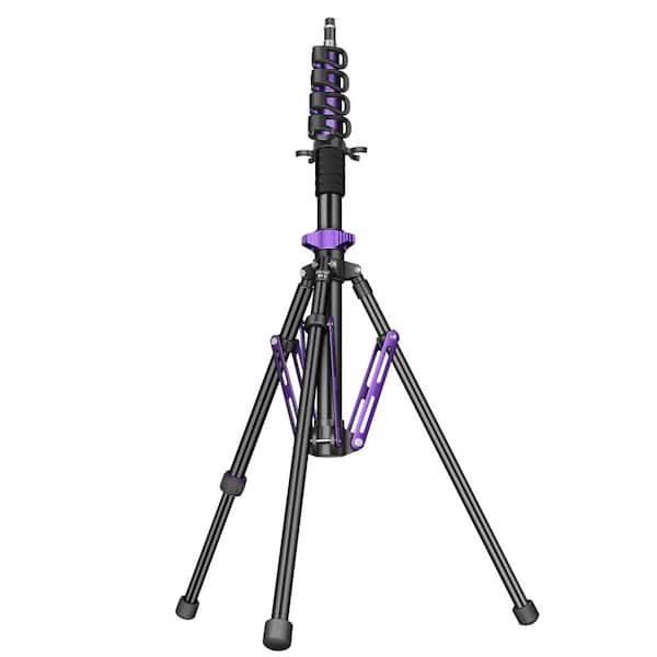 6.9 ft. Aluminum Adjustable Heavy-Duty Tripod Light Stand with Quick-Flip Locks for Studio and Outdoor Lighting