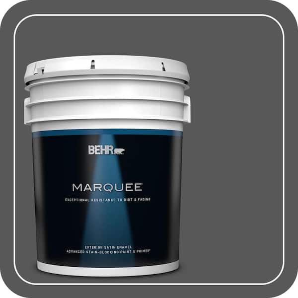 BEHR MARQUEE 5 gal. #PPU24-22 Shadow Mountain Satin Enamel Exterior Paint & Primer