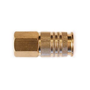 1/4 in. Universal Brass Coupler with 1/4 in. Female NPT