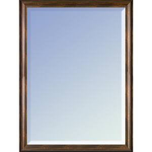 30 in. W x 20 in. H Wood Modena Vintage Natural Framed Modern Rectangle Decorative Mirror