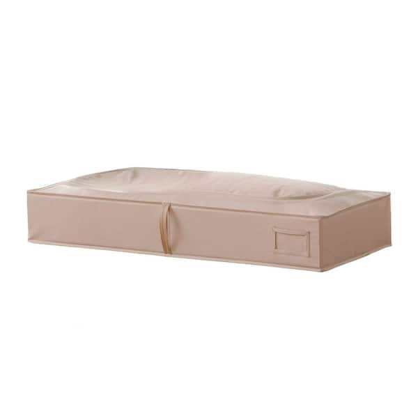 neatfreak 17.52 in. x 41.14 in. Sand Pebble Taupe Polyester Underbed Shoe Storage