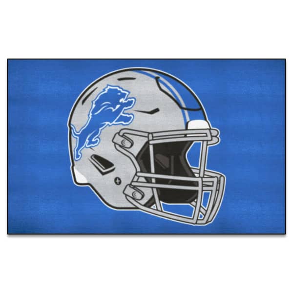 FANMATS NFL - Detroit Lions Helmet Rug - 5ft. x 8ft.