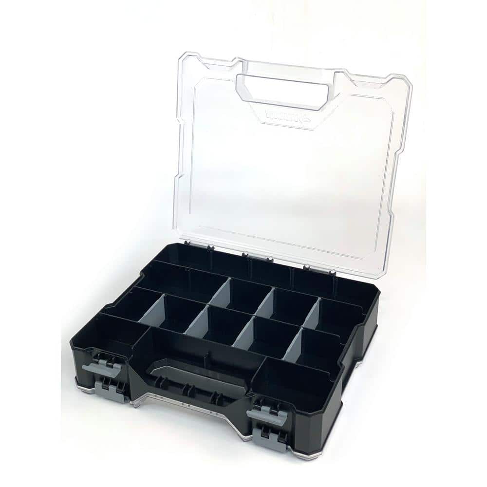 CASOMAN Multi-Purpose Portable Plastic Organizer with 22 Different Size Removable Bins, Organizers and Storage Case for Hardware, Screws, Bolts, Nuts