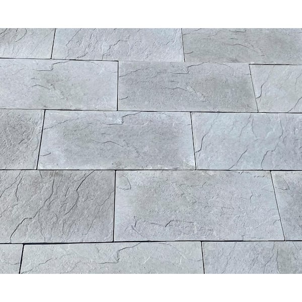 Yorkstone 12 in. x 24 in. x 1.5 in. Gray Concrete Paver (50-Pieces/100 sq. ft./Pallet)