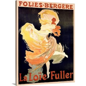 30 in. x 40 in. "Cabaret Folies Bergere- La Loie Fuller Vintage Advertising Poster" by ArteHouse Canvas Wall Art