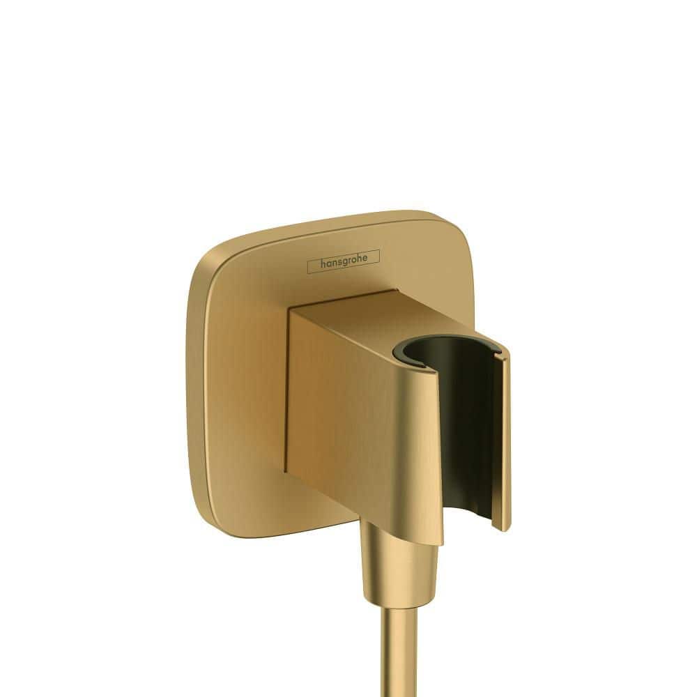 FixFit Q 1/2 in. Plastic Wall Outlet with Handshower Holder in Brushed Gold Optic price history on PriceWatchPro
