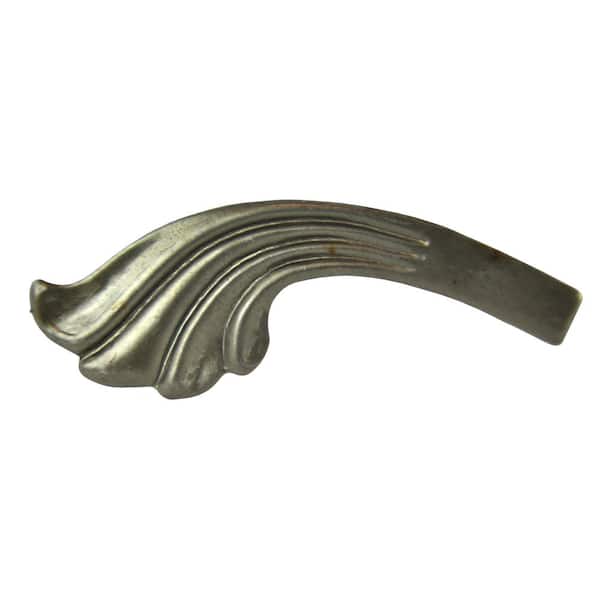 arteferro 3-11/32 in. x 1-3/16 in. .0118 Raw Metal Stamped Leaf Right Hand