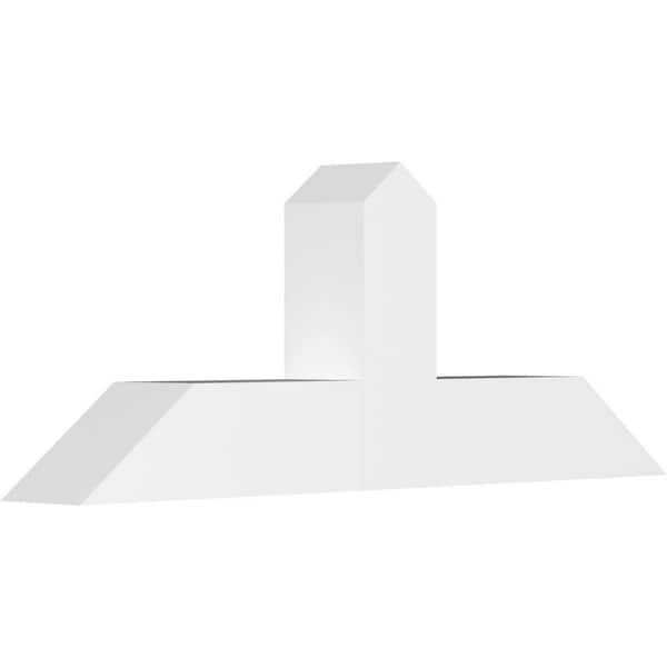 Ekena Millwork Portland 48 in. W x 18 in. H x 6 in. D Signature Polyurethane Bracket