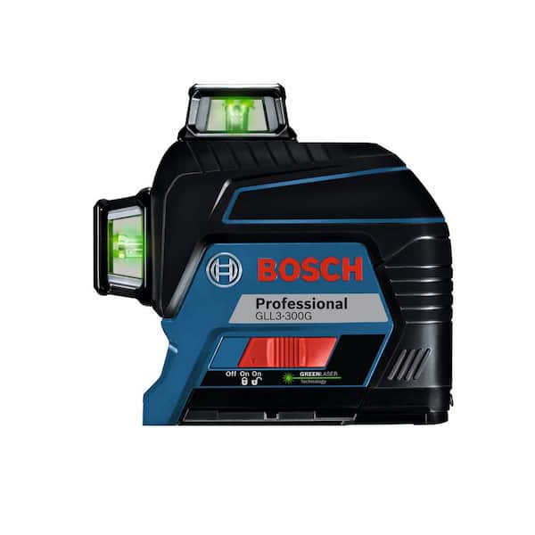 Bosch 300 ft. Green 360-Degree Laser Level Self Leveling with