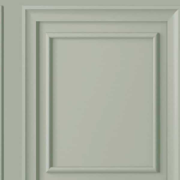 Laura Ashley Redbrook Wood Panel Sage Removable Wallpaper Sample