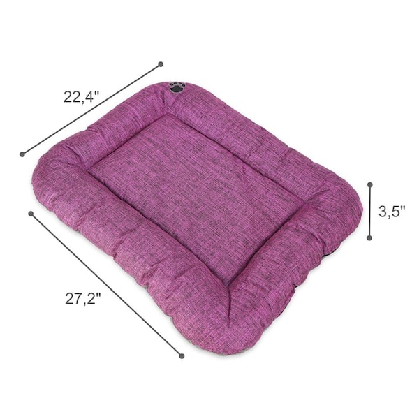 SUSSEXHOME Purple Waterproof Dog Pillow for Small Dogs - Tear-Resistant  Washable Dog Bed BCB-PP-S - The Home Depot