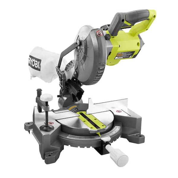 RYOBI ONE 18V Cordless 7 1 4 in. Compound Miter Saw Tool Only P553 The Home Depot