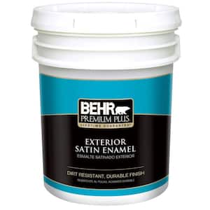 5 gal. Deep Base Satin Enamel Exterior Paint and Primer in One
