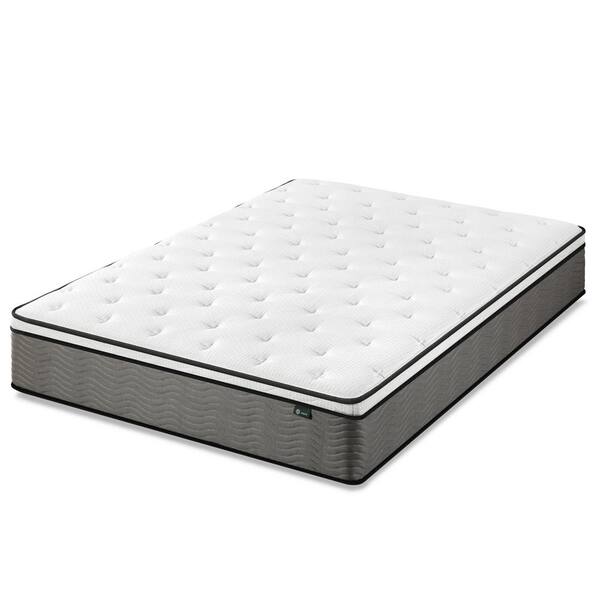 Zinus 12 Inch Support Plus Pocket Spring Hybrid Mattress with Euro Top Firm Twin 