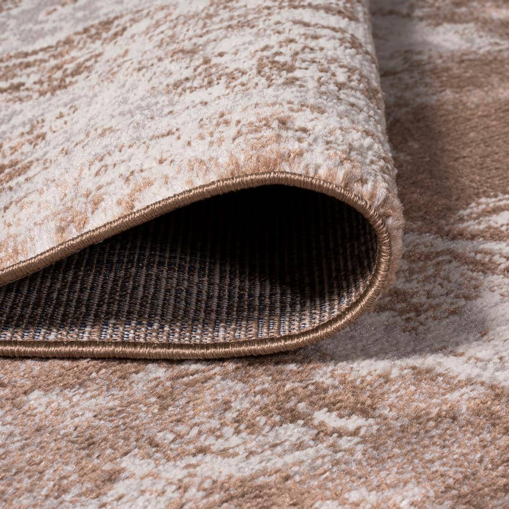 Ivory Elegance 4' x 6' Reversible Synthetic Area Rug