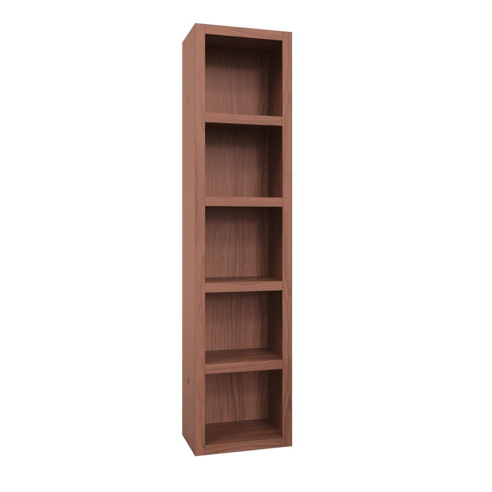 Brown 85 in. Tall Wooden Bookcase Shelf price history on PriceWatchPro