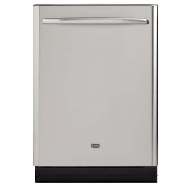 Maytag JetClean Plus Top Control Dishwasher in Stainless Steel with Stainless Steel Tub and Steam Cleaning-DISCONTINUED