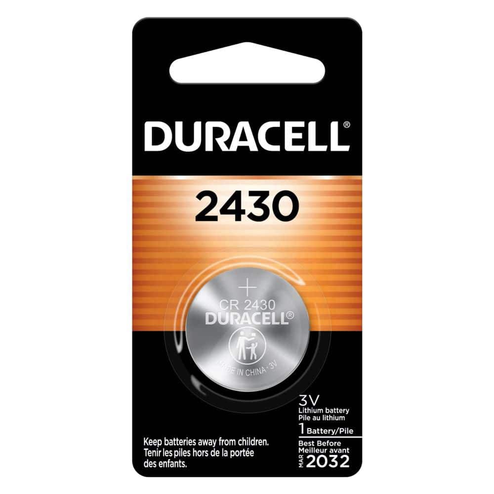 2 pack Energizer CR2430 Lithium Coin Button Cell battery