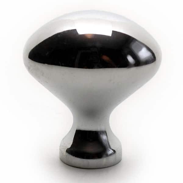 Richelieu Hardware Olinville Collection 1-3/16 in. (30 mm) x 13/16 in. (20 mm) Chrome Traditional Cabinet Knob