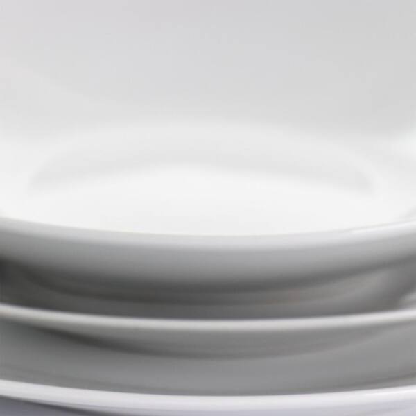 Progress International P7P-PS50W 9.75 in. White Microwave Plates, Pack of 4