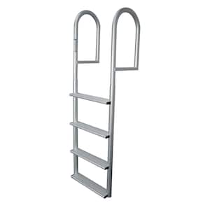 4- Step Wide Rung Aluminum Dock Ladder