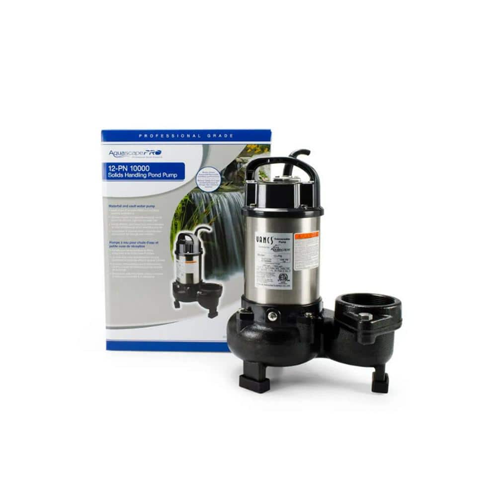Durable Direct Drive Solids Handling Pond Pump with Semi Vortex Impeller, Less Maintenance and Trouble Free, 10000 GPH price history on PriceWatchPro