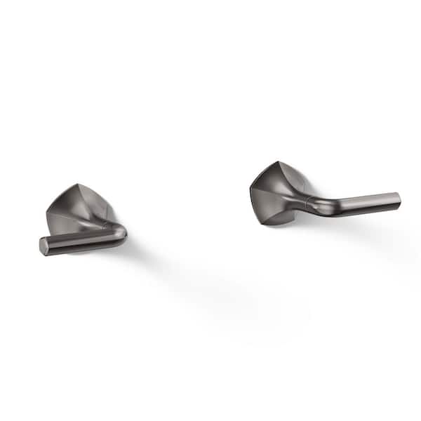 KOHLER Occasion Wall-Mount Bathroom Sink Faucet Lever Handle Trim 1.2 GPM in Vibrant Titanium