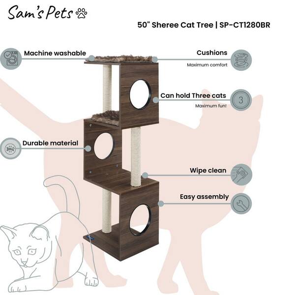washable cat tree