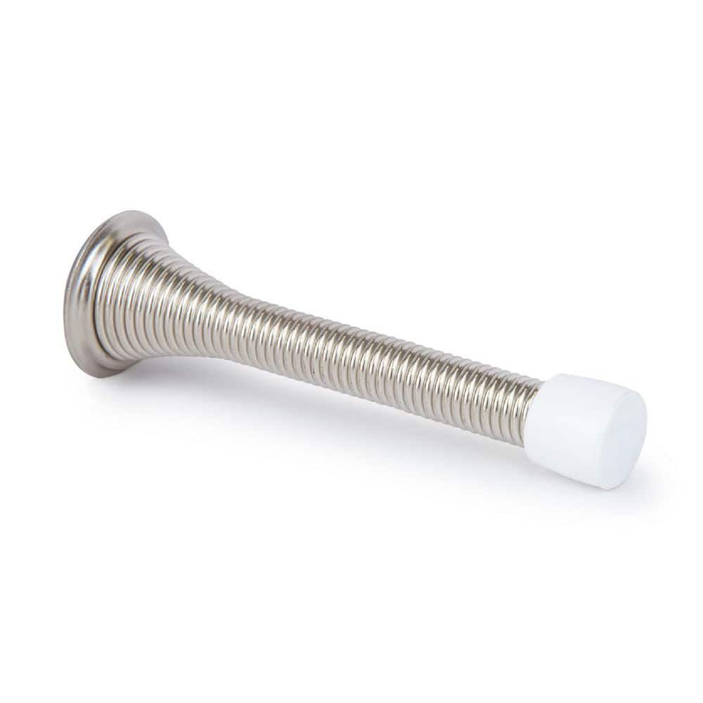 Spring Door Stopper with Rubber Tip : Flexible Spring Bumper : Wall Protection : Easy Installation price history on PriceWatchPro