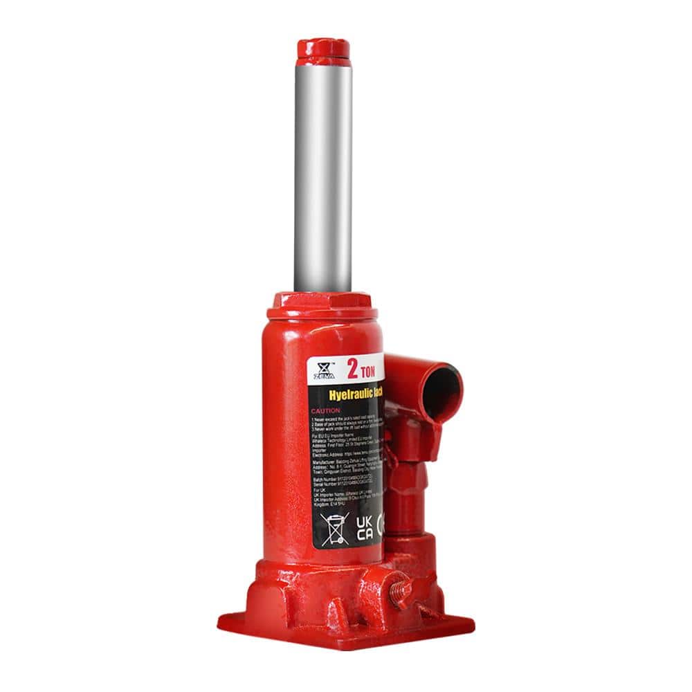 2-Ton Portable Hydraulic Bottle Jack with Pressure Bar, Extended Joystick, Portable&Compact price history on PriceWatchPro