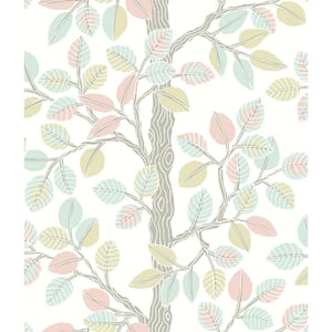 34 sq. ft. Forest Leaves Premium Peel and Stick Wallpaper
