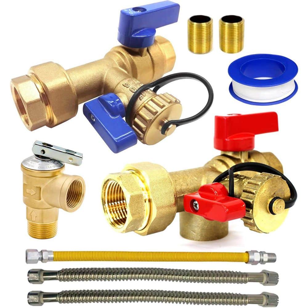 3/4 in. Tankless Water Heater Valves Installation Complete Kit price history on PriceWatchPro