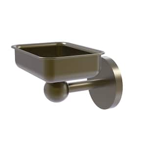 Skyline Collection Wall Mounted Soap Dish in Antique Brass
