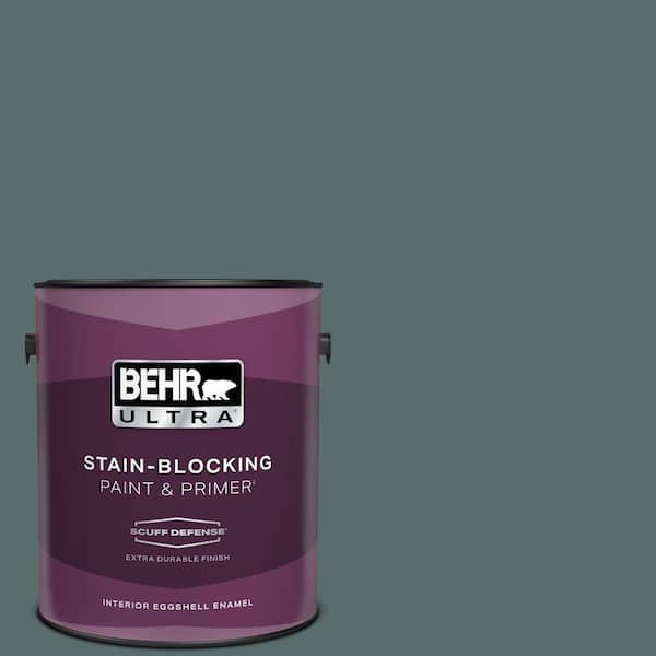 BEHR ULTRA 1 gal. #N430-6 Meteorological Extra Durable Eggshell Enamel Interior Paint & Primer