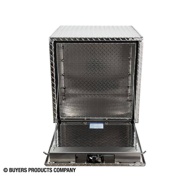 18 in. x 18 in. x 30 in. Diamond Plate Tread Aluminum Underbody Truck Tool Box