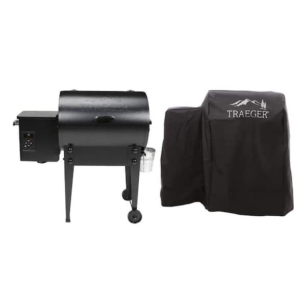 Traeger Tailgater 20 Pellet Grill in Black with Cover