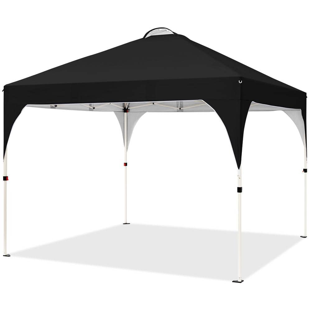 10 ft. x 10 ft. Outdoor Pop-Up Canopy Camping Tent for Garden Patio Park Market Black price history on PriceWatchPro