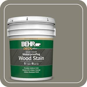 5 gal. #SC-144 Gray Seas Solid Color Waterproofing Exterior Wood Stain