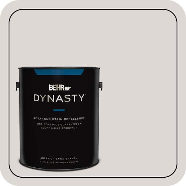 BEHR DYNASTY 1 gal. #790A-2 Ancient Stone Satin Enamel Interior Stain-Blocking Paint & Primer